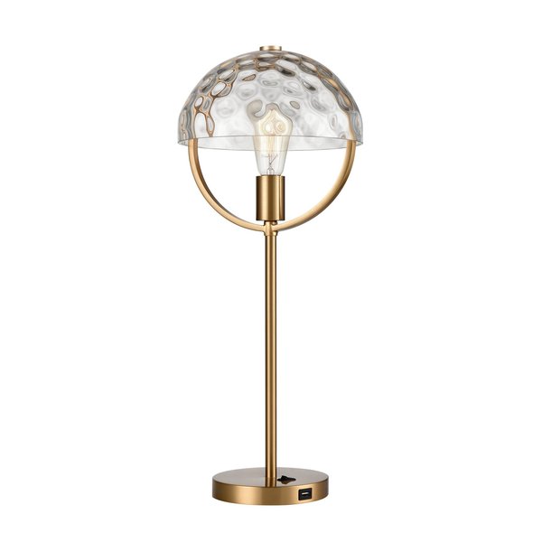 Elk Home Parsons Avenue 24'' High 1-Light Desk Lamp - Aged Brass S0019-9562